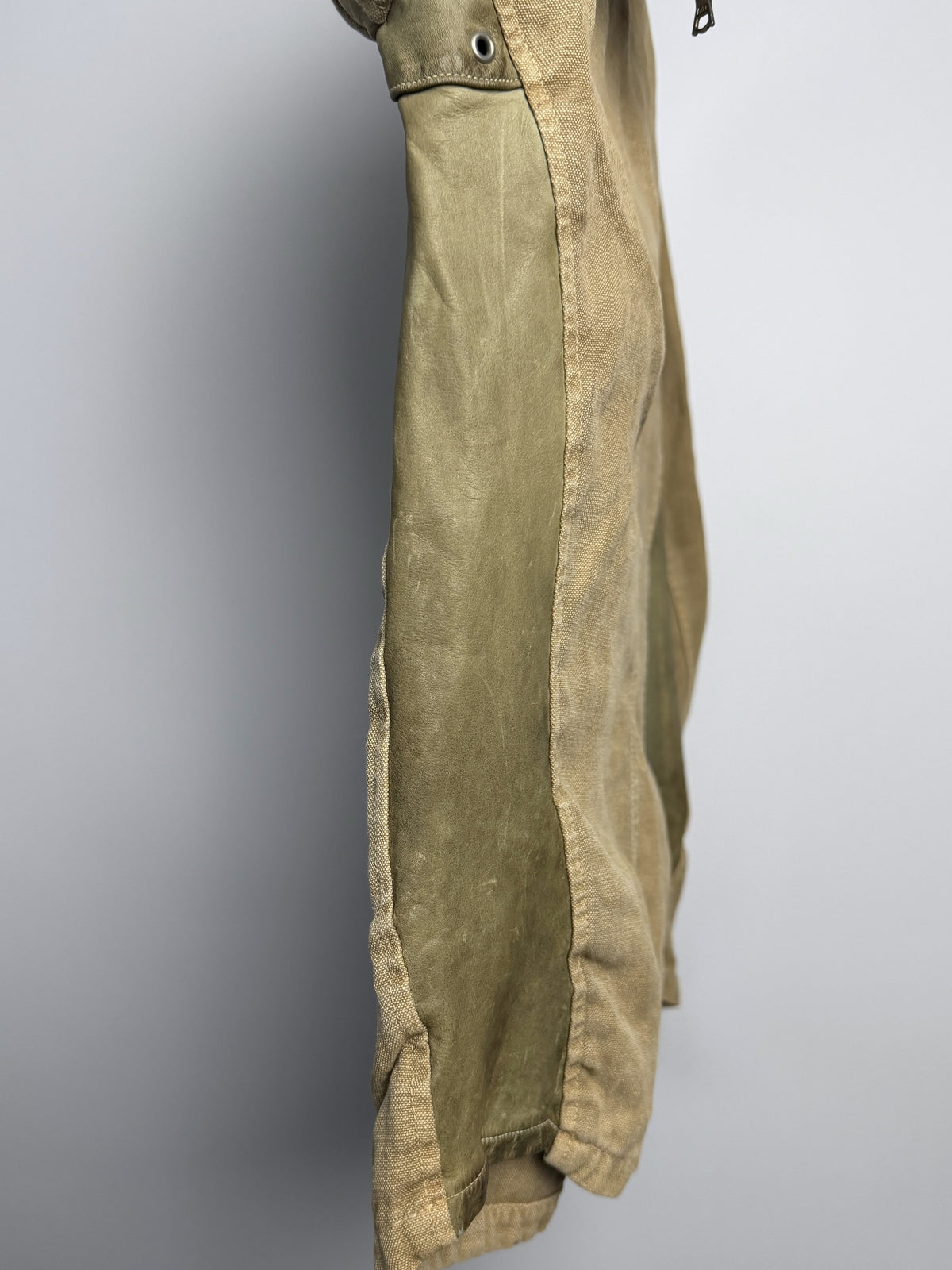 Leather side panel