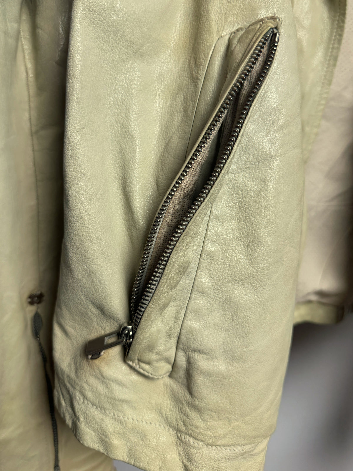 Carol Christian Poell 2013 LM/2599GP Object Dyed Kangaroo Leather Prosthetic Jacket