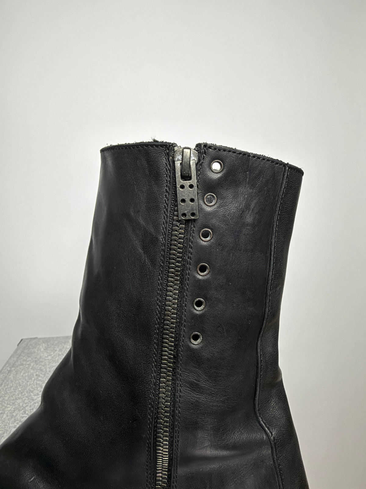 incarnation x DEVOA FWI-VMDB boots, zip and eyelets