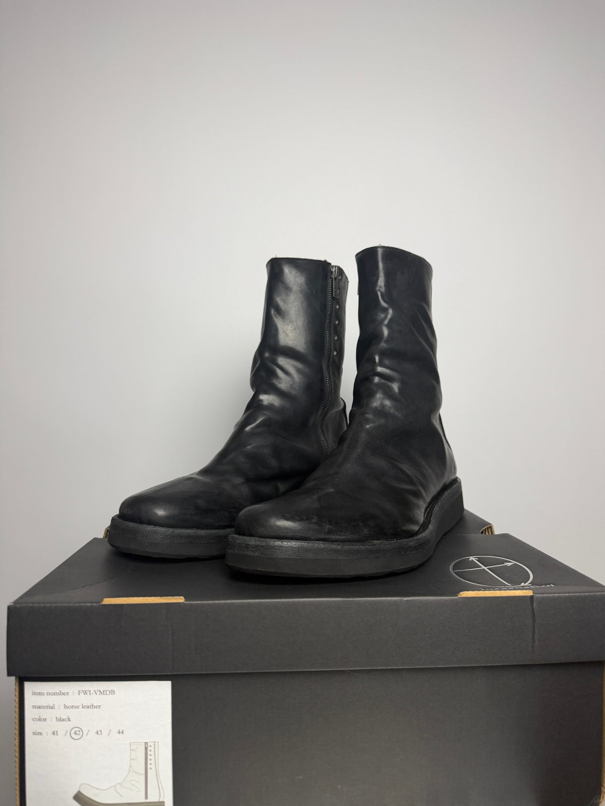 incarnation x DEVOA FWI-VMDB boots with original box