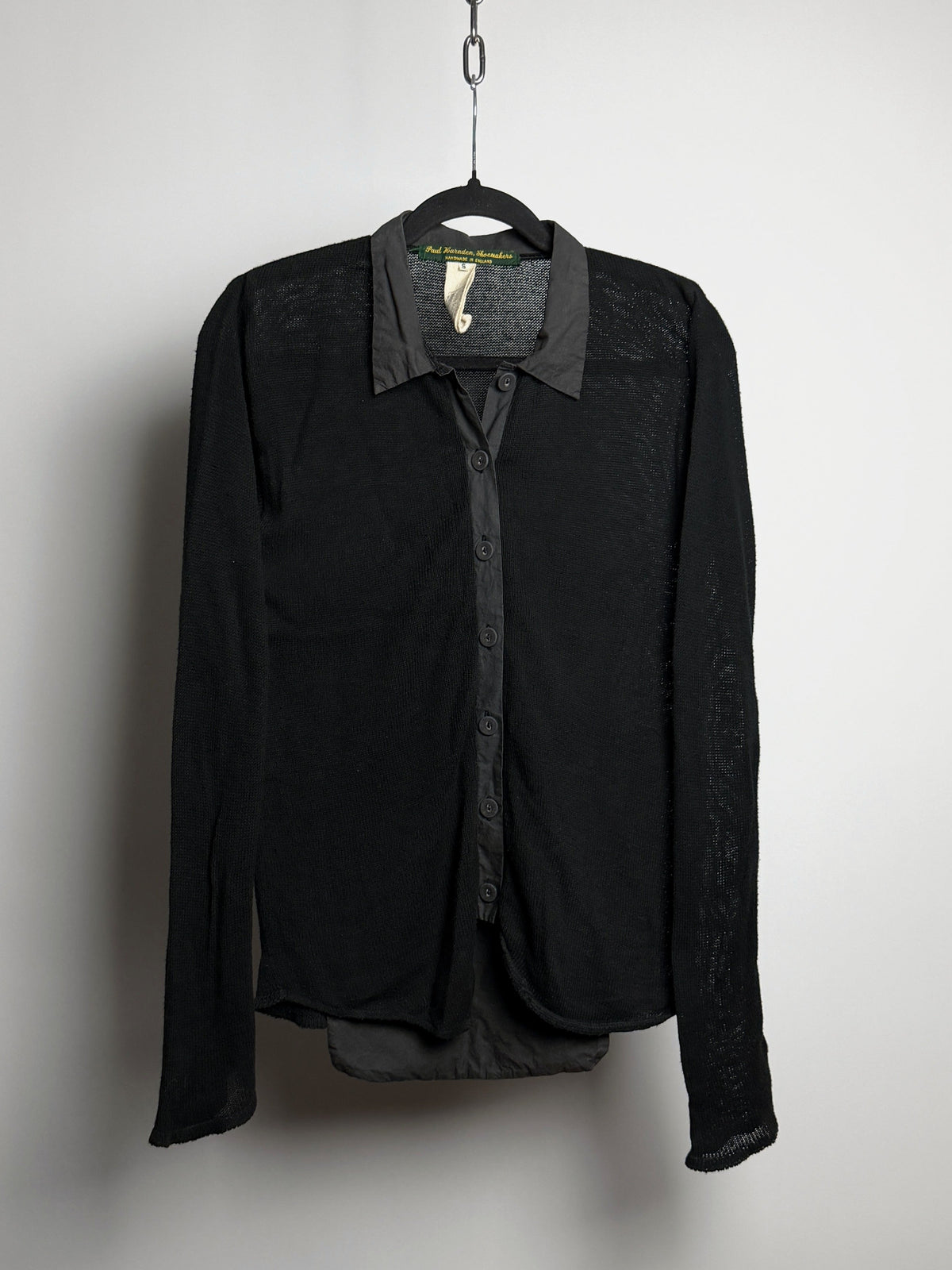 Paul Harnden Shoemakers back pocket knit cardigan, front