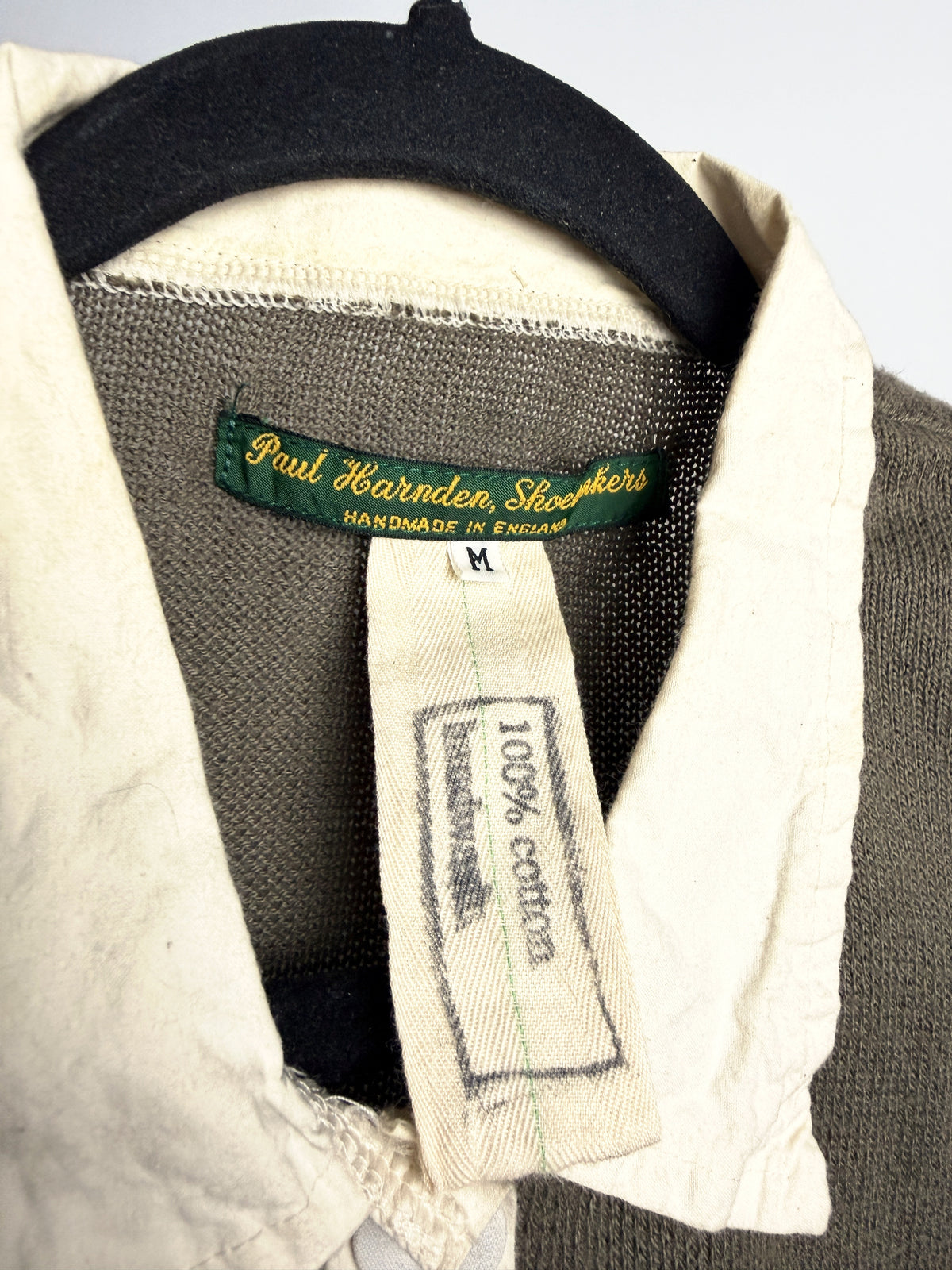 Paul Harnden, Shoemakers label and size M tab