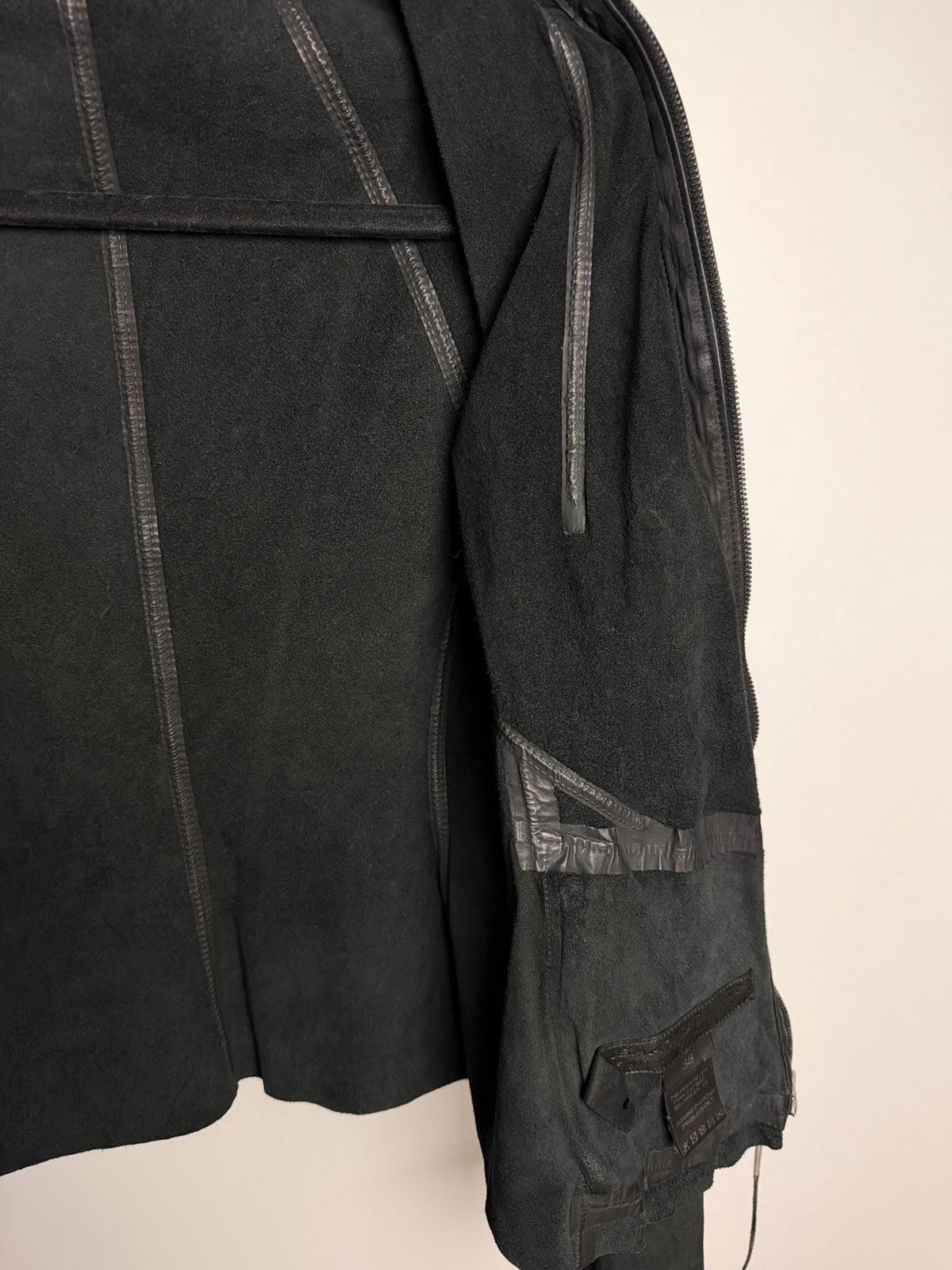 Isaac Sellam for L'Éclaireur calfskin jacket, interior