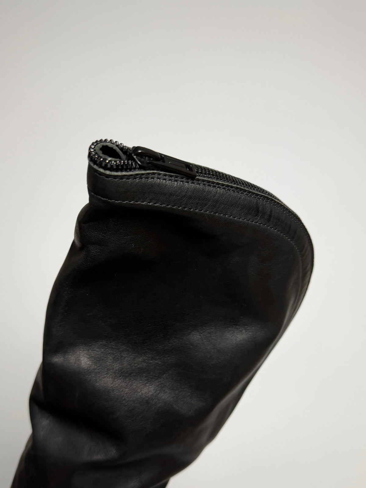 Ann Demeulemeester Nicky boots, zip fully closed at the top edge
