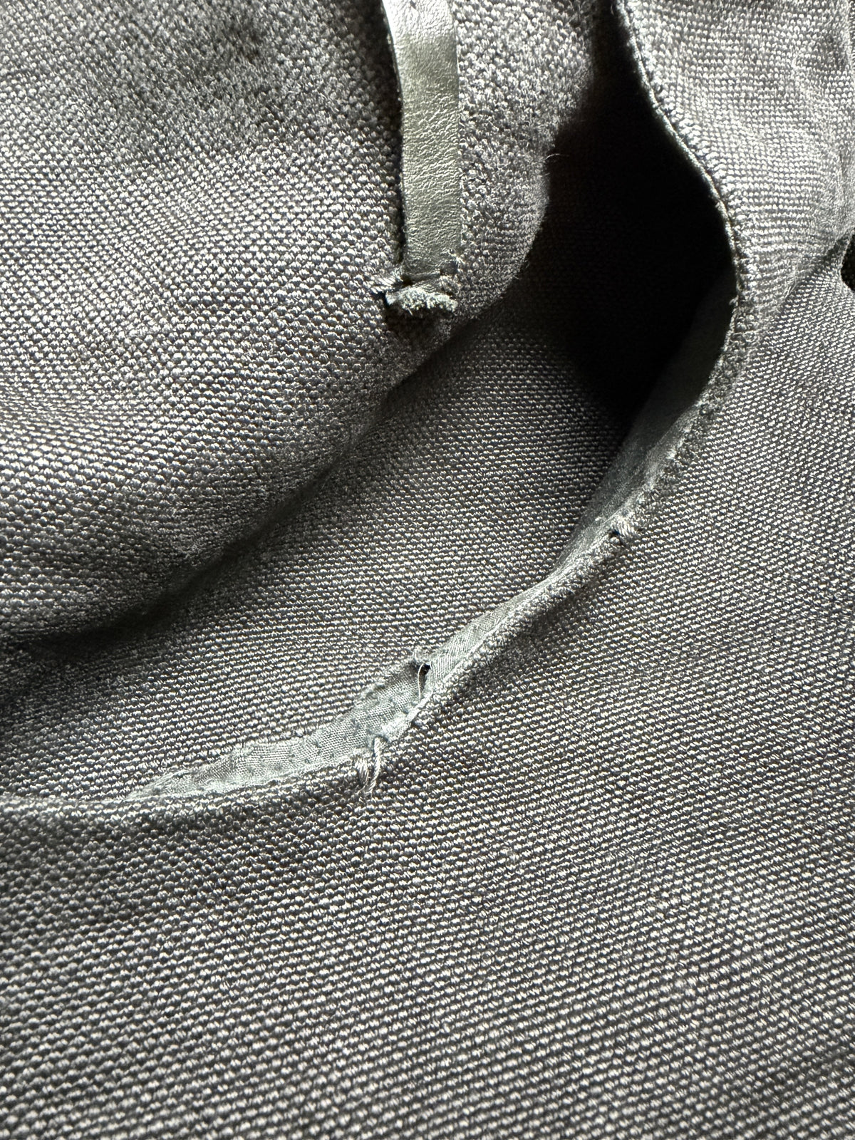 A Diciannoveventitre Hand Stitched Linen Trousers