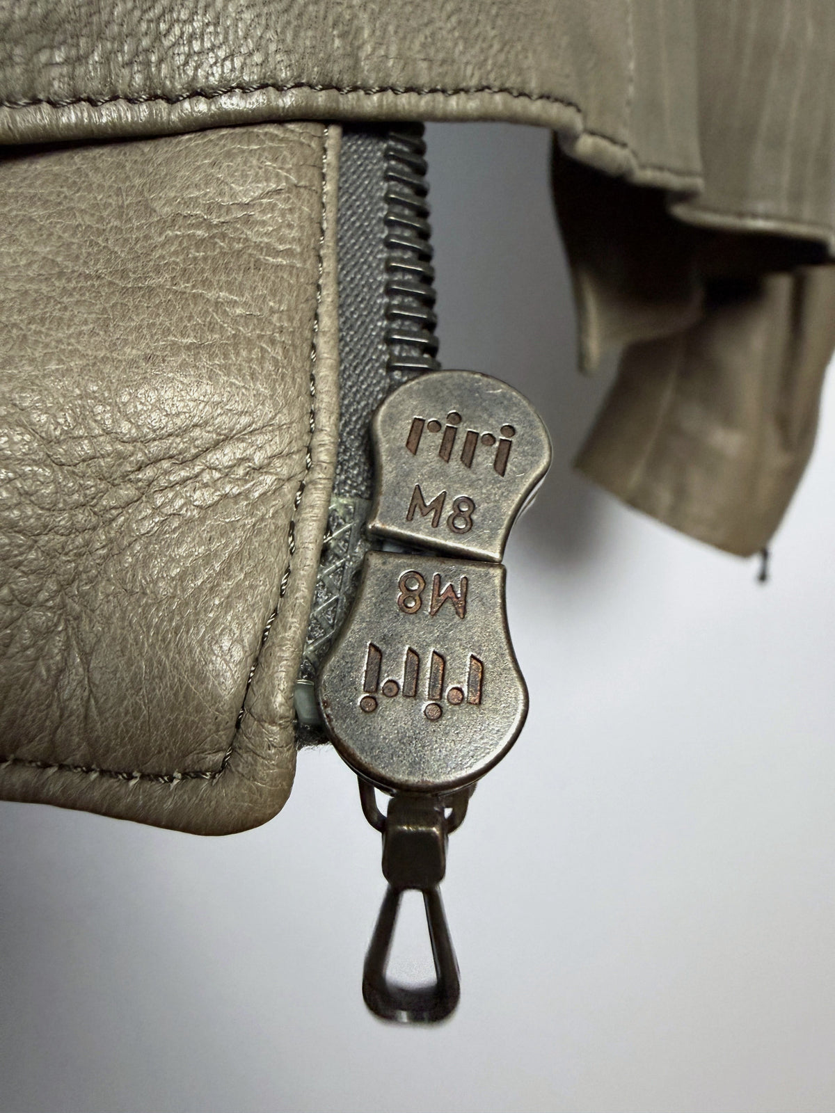 Kazuyuki Kumagai ATTACHMENT deerskin double riders, back shoulder