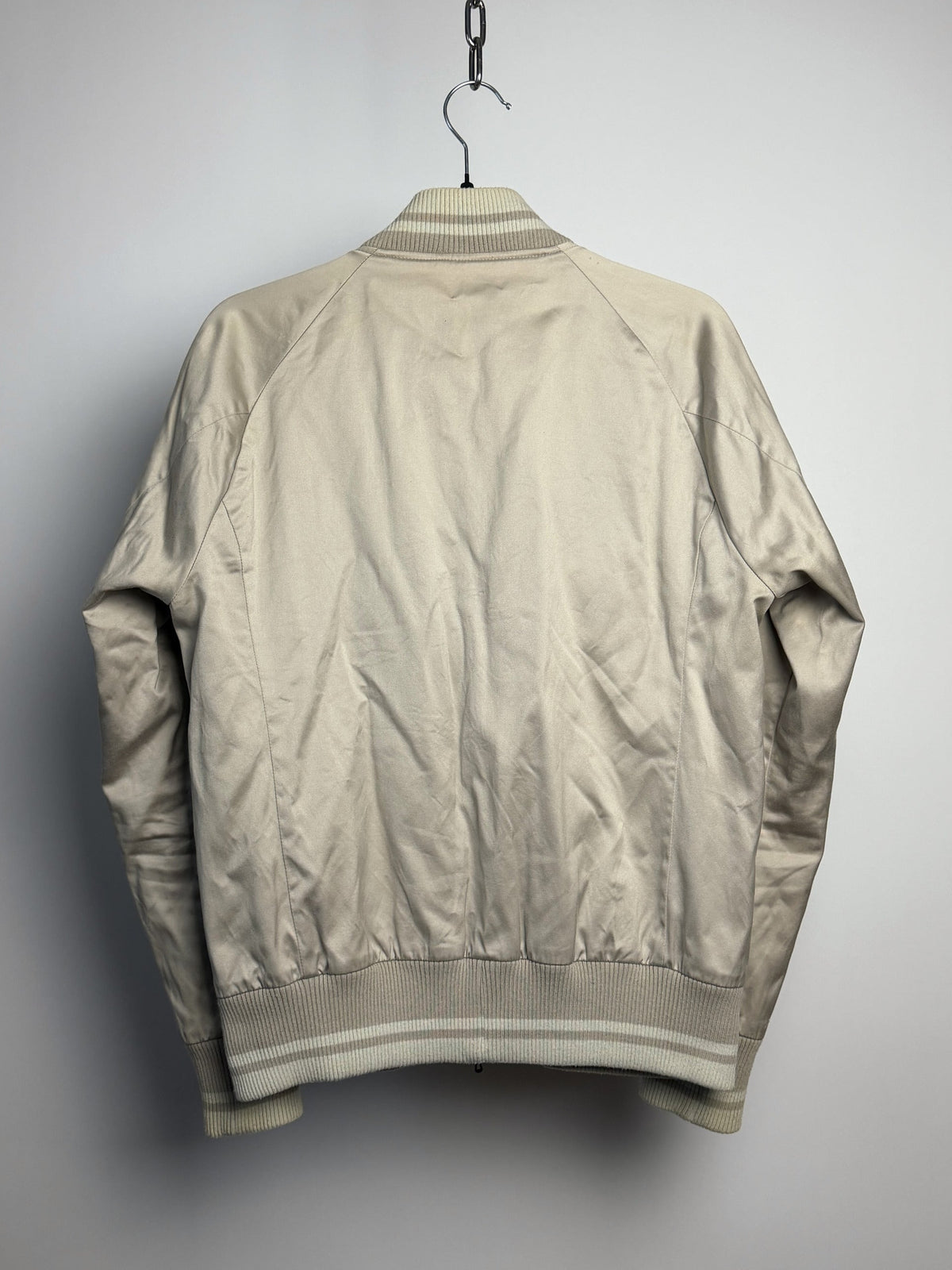 Kazuyuki Kumagai ATTACHMENT Striped Rib Cotton Satin Bomber A851-214