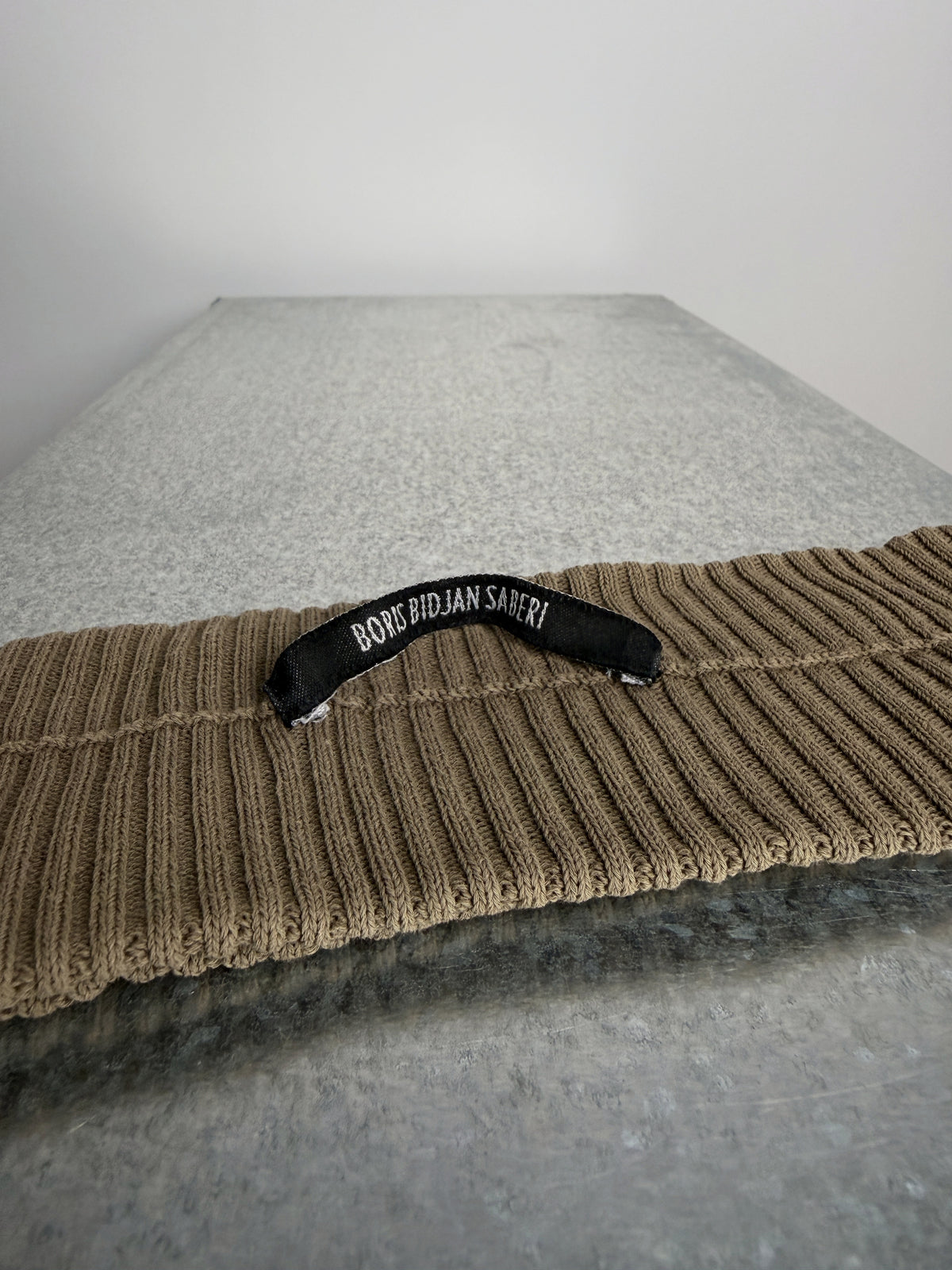 Woven Boris Bidjan Saberi label at the seam
