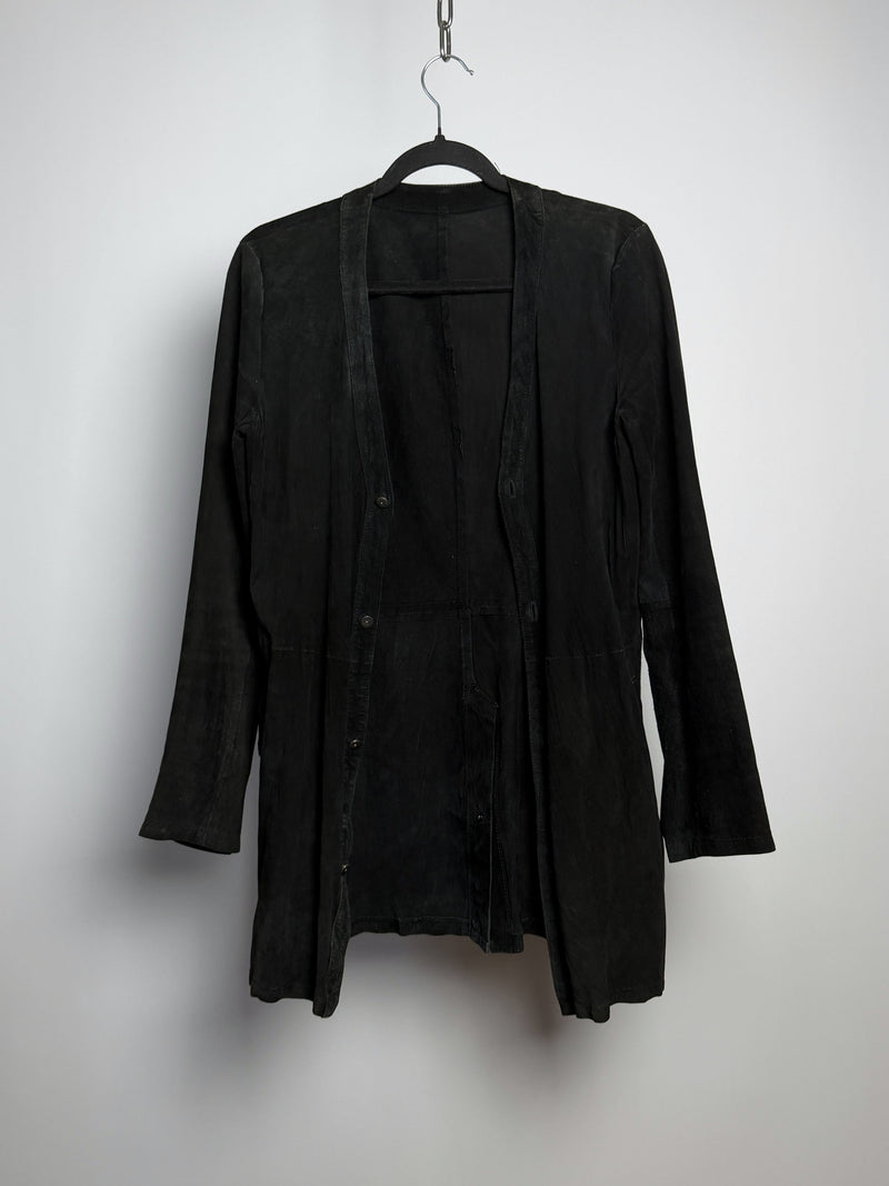 Isamu Katayama BACKLASH Kangaroo Leather Cardigan Jacket 1067-02