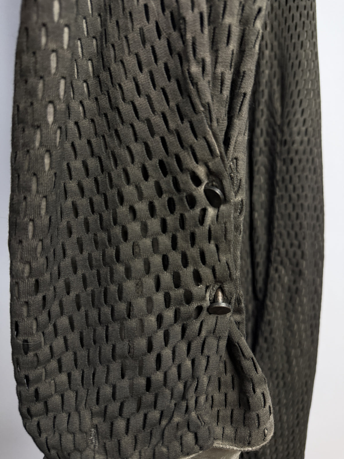 Boris Bidjan Saberi SS15 P9-F0403F Object Dyed Perforated Lounge Pants