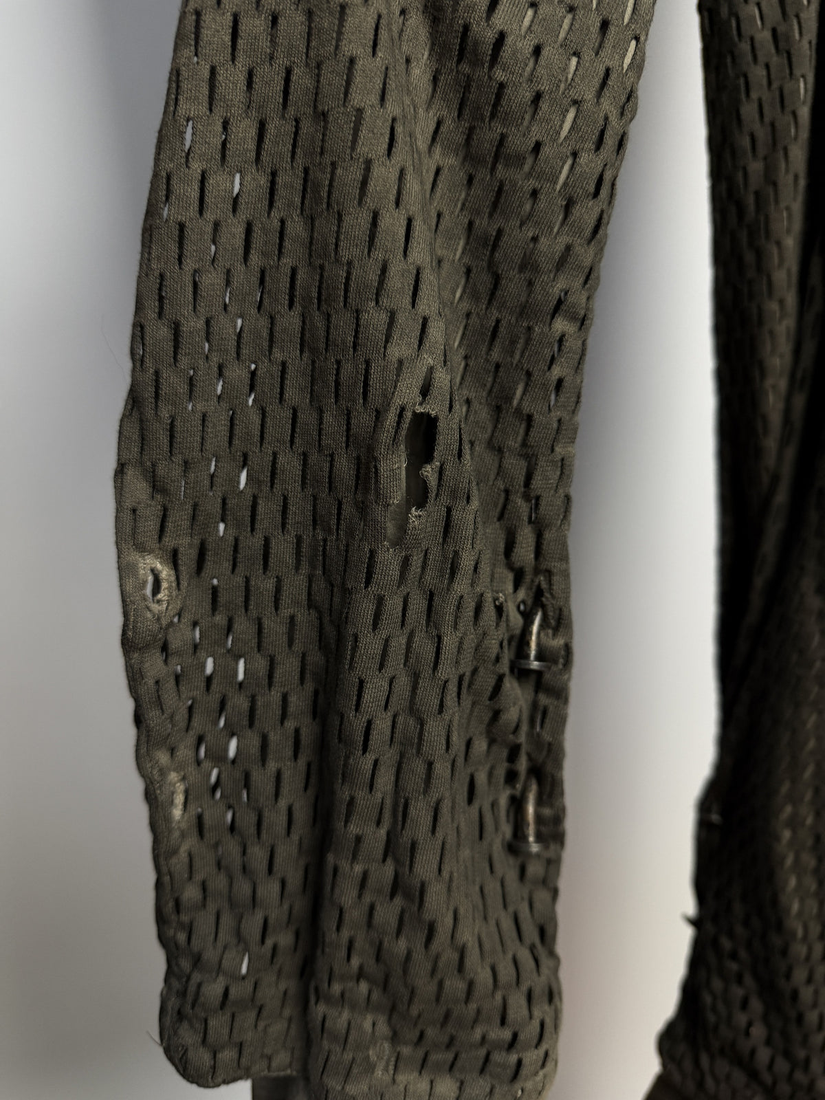Boris Bidjan Saberi SS15 P9-F0403F Object Dyed Perforated Lounge Pants
