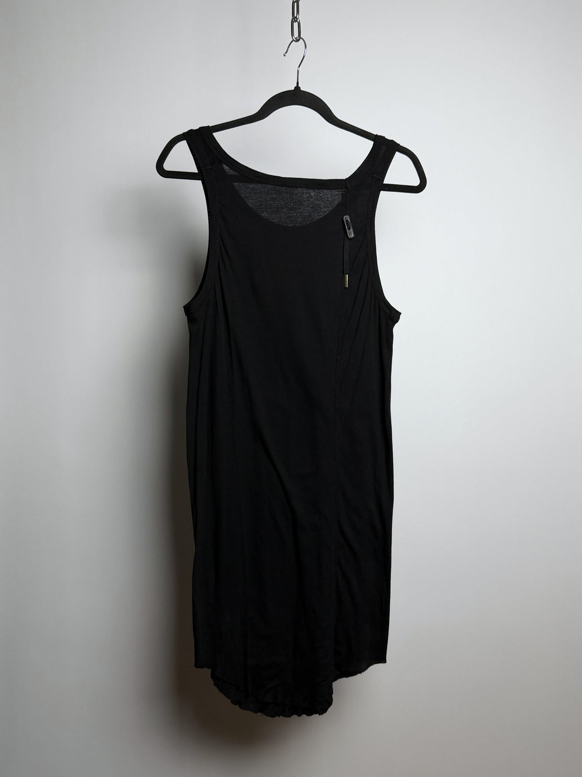 Boris Bidjan Saberi object dyed tank, back with drawcord