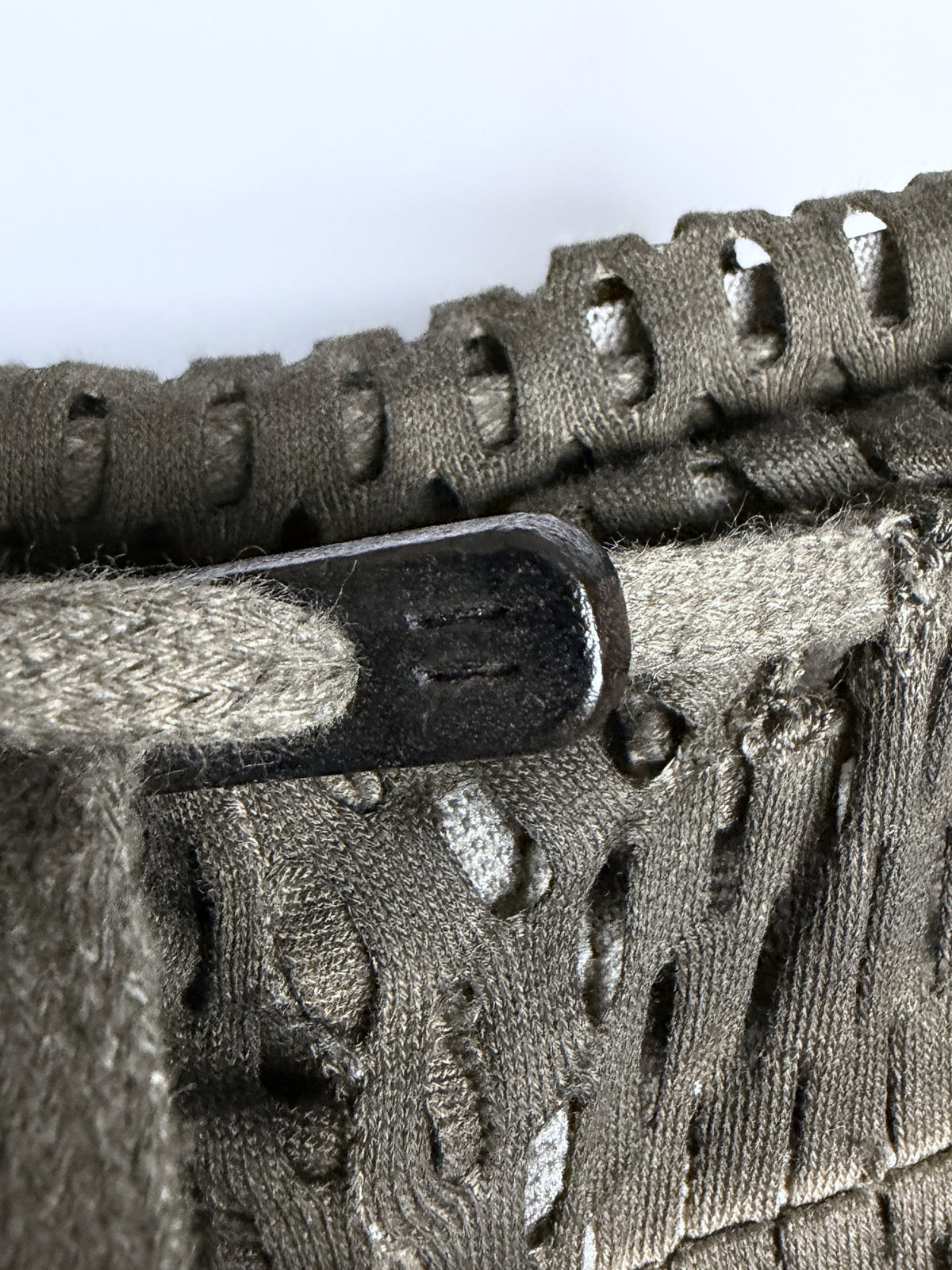 Boris Bidjan Saberi SS15 P9-F0403F Object Dyed Perforated Lounge Pants