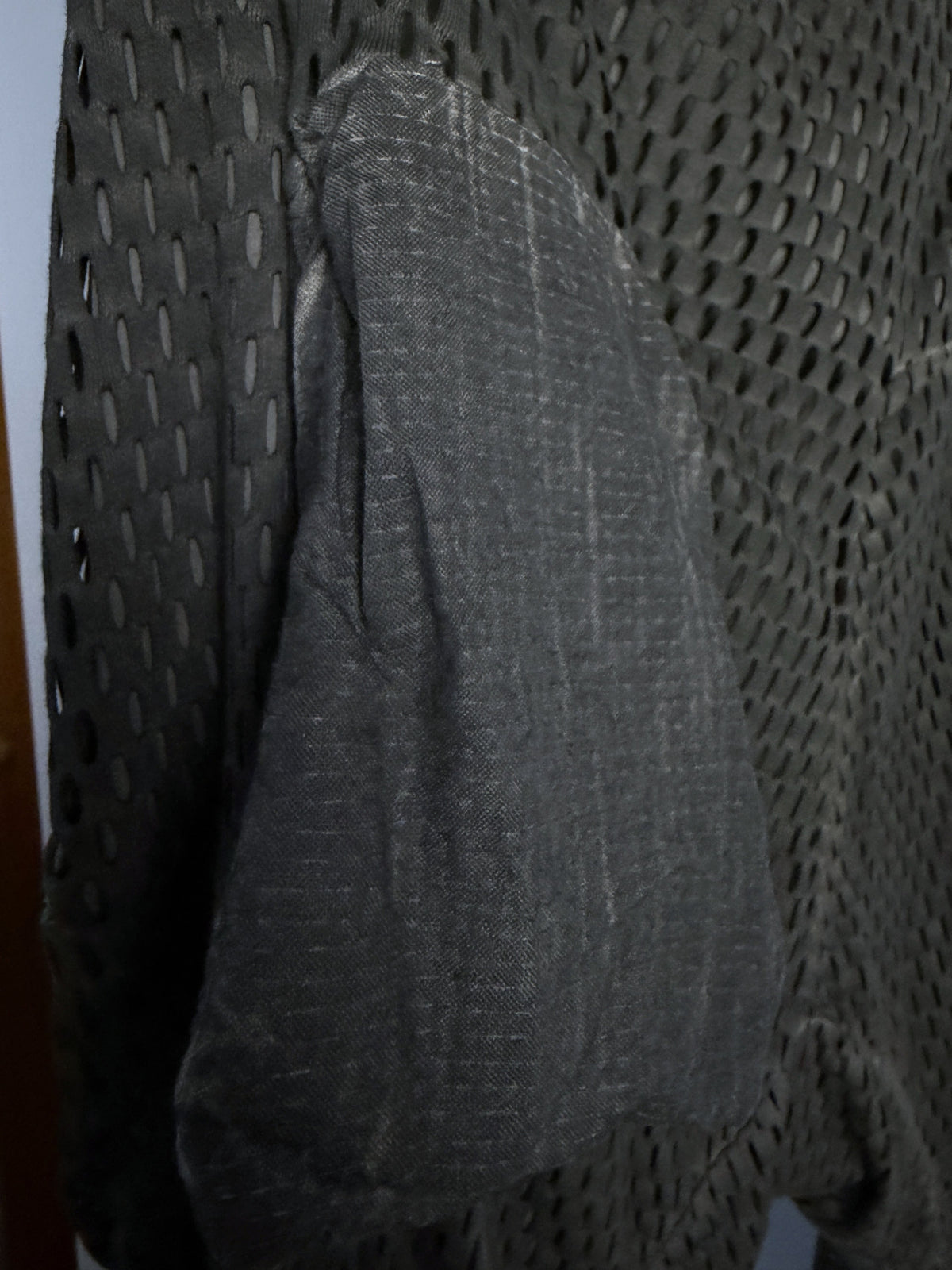 Boris Bidjan Saberi SS15 P9-F0403F Object Dyed Perforated Lounge Pants