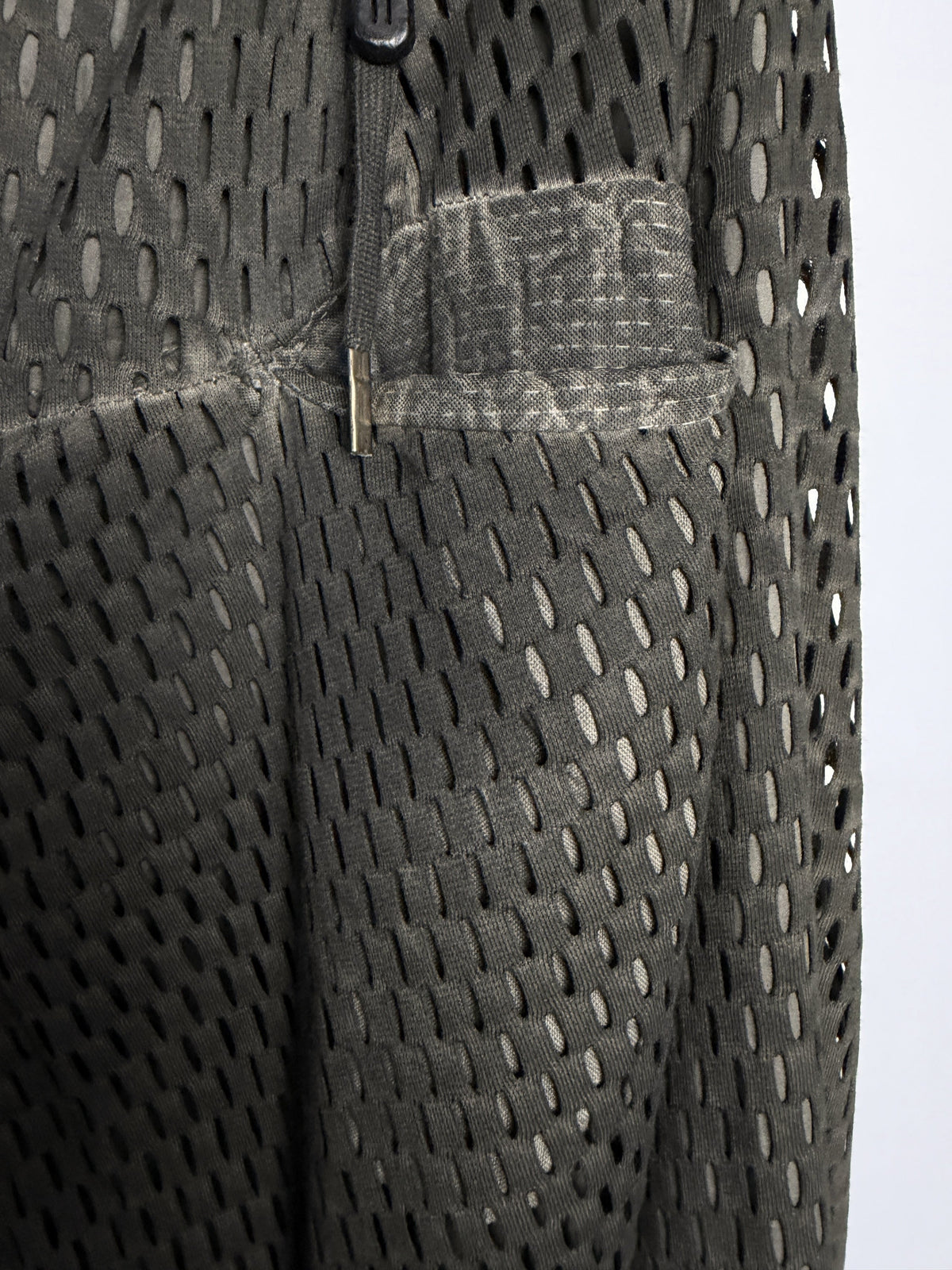 Boris Bidjan Saberi SS15 P9-F0403F Object Dyed Perforated Lounge Pants