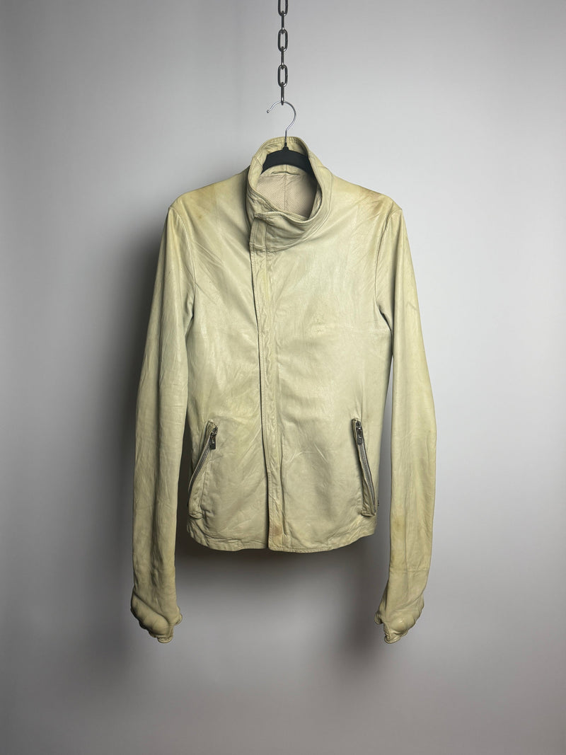 Carol Christian Poell 2013 LM/2599GP Object Dyed Kangaroo Leather Prosthetic Jacket