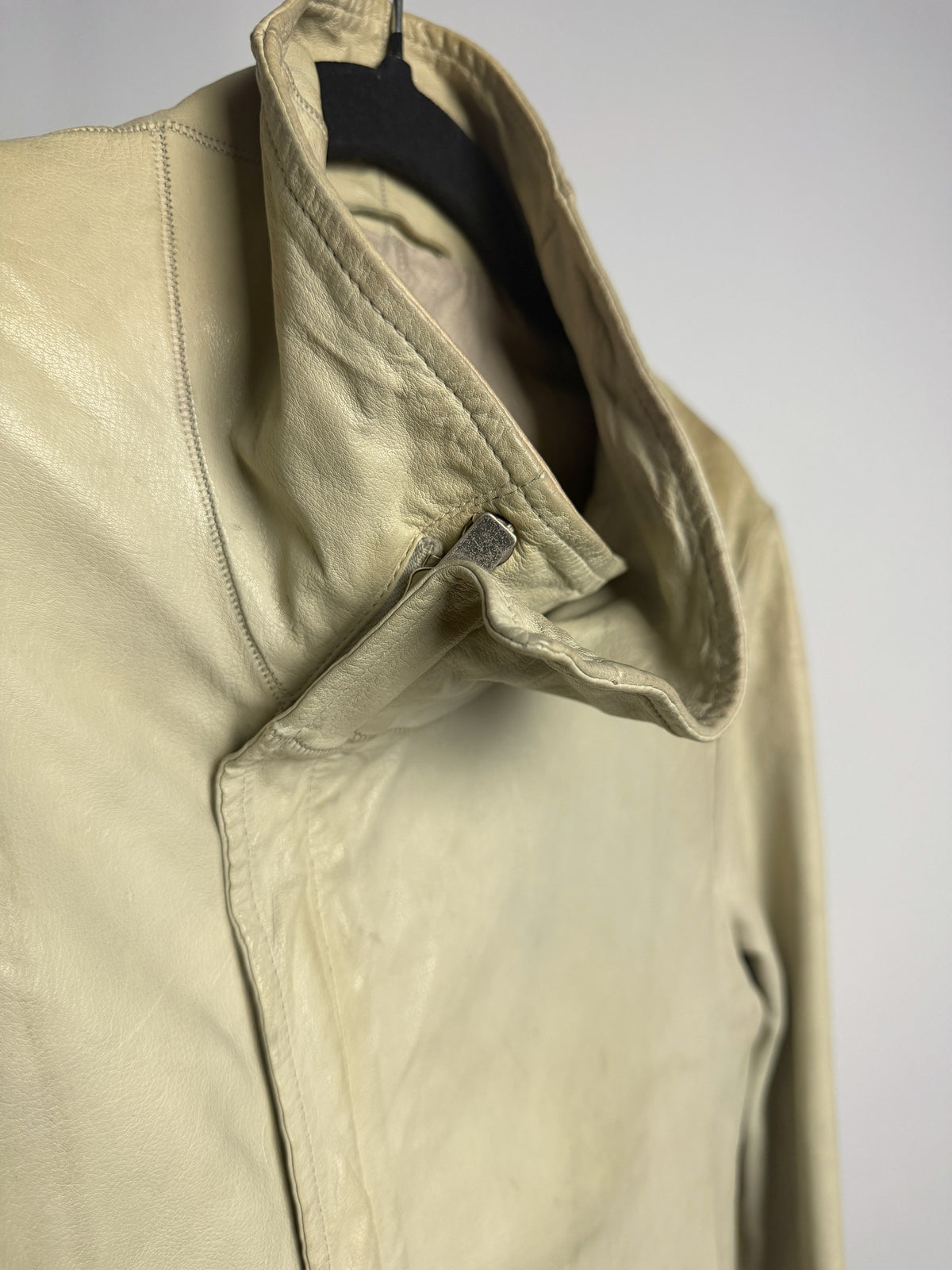 Carol Christian Poell 2013 LM/2599GP Object Dyed Kangaroo Leather Prosthetic Jacket