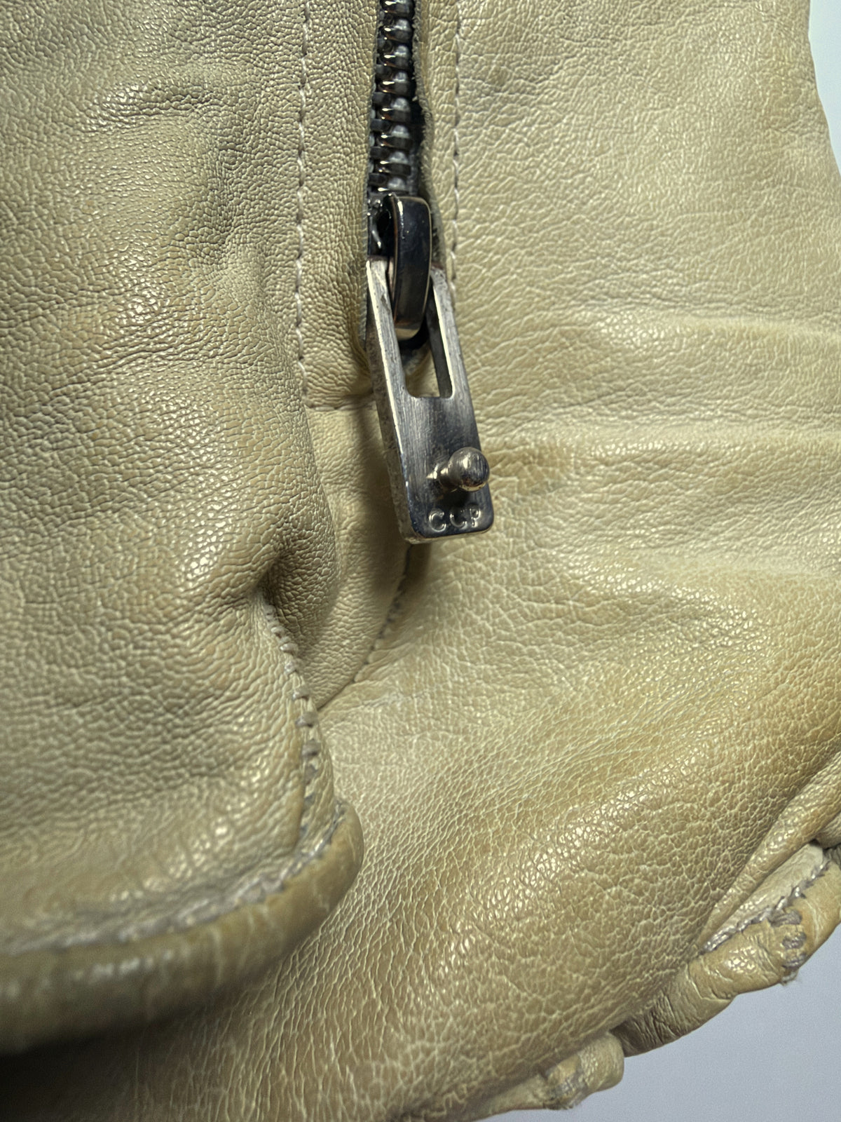 Carol Christian Poell 2013 LM/2599GP Object Dyed Kangaroo Leather Prosthetic Jacket