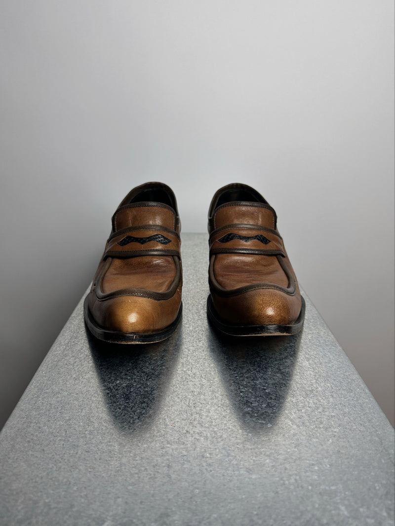 Giftur Crump Two-Tone Penny Loafers