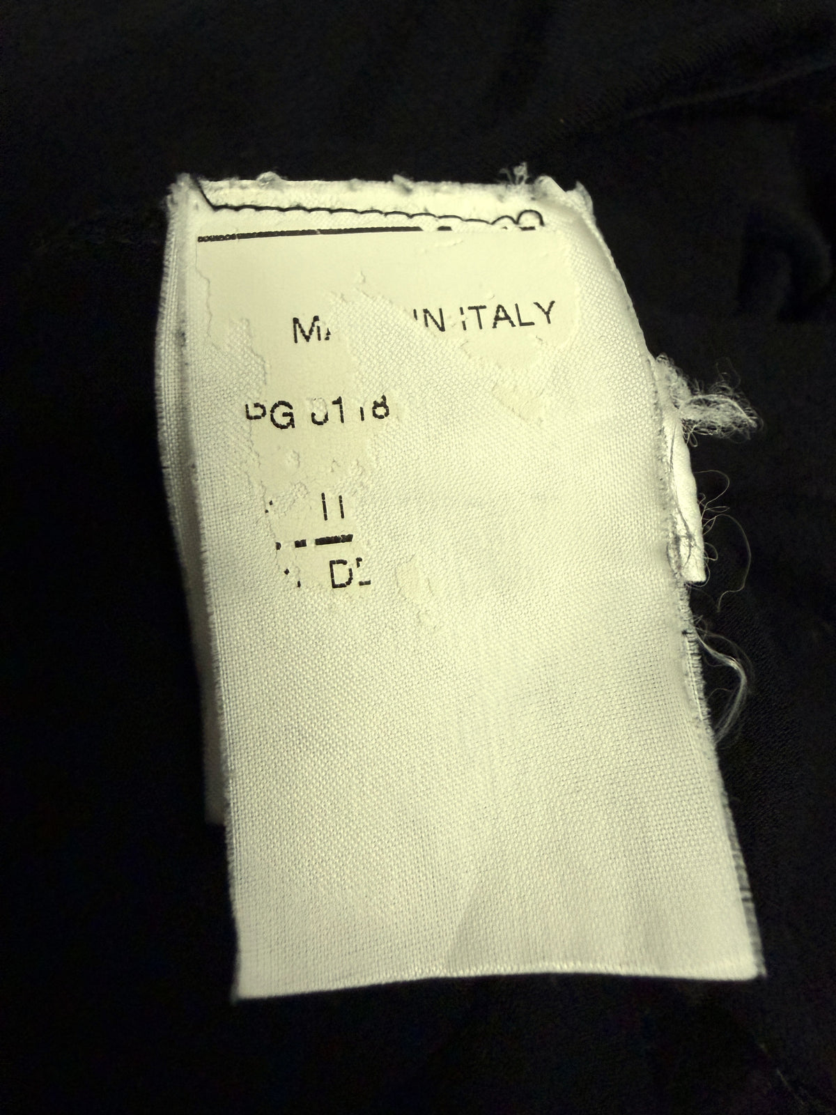 Gareth Pugh Black Long Sleeve Compression Shirt
