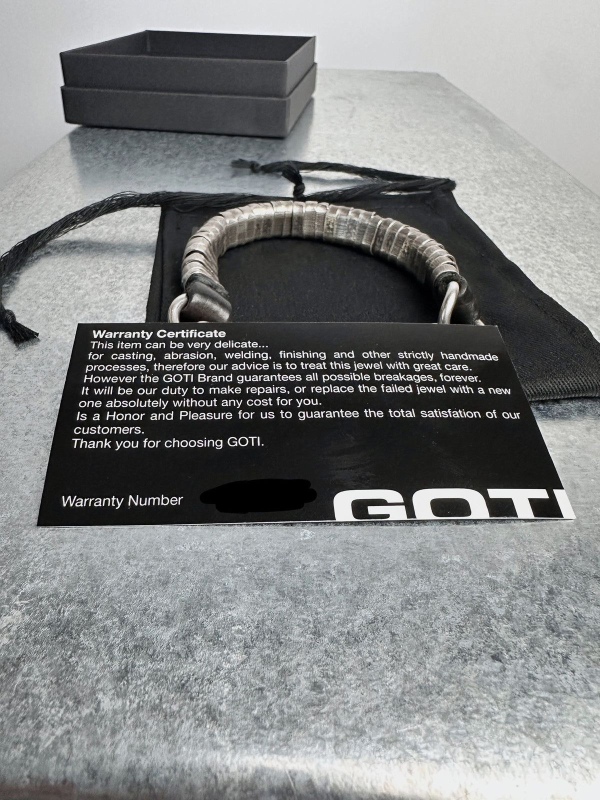 From above, with the GOTI card