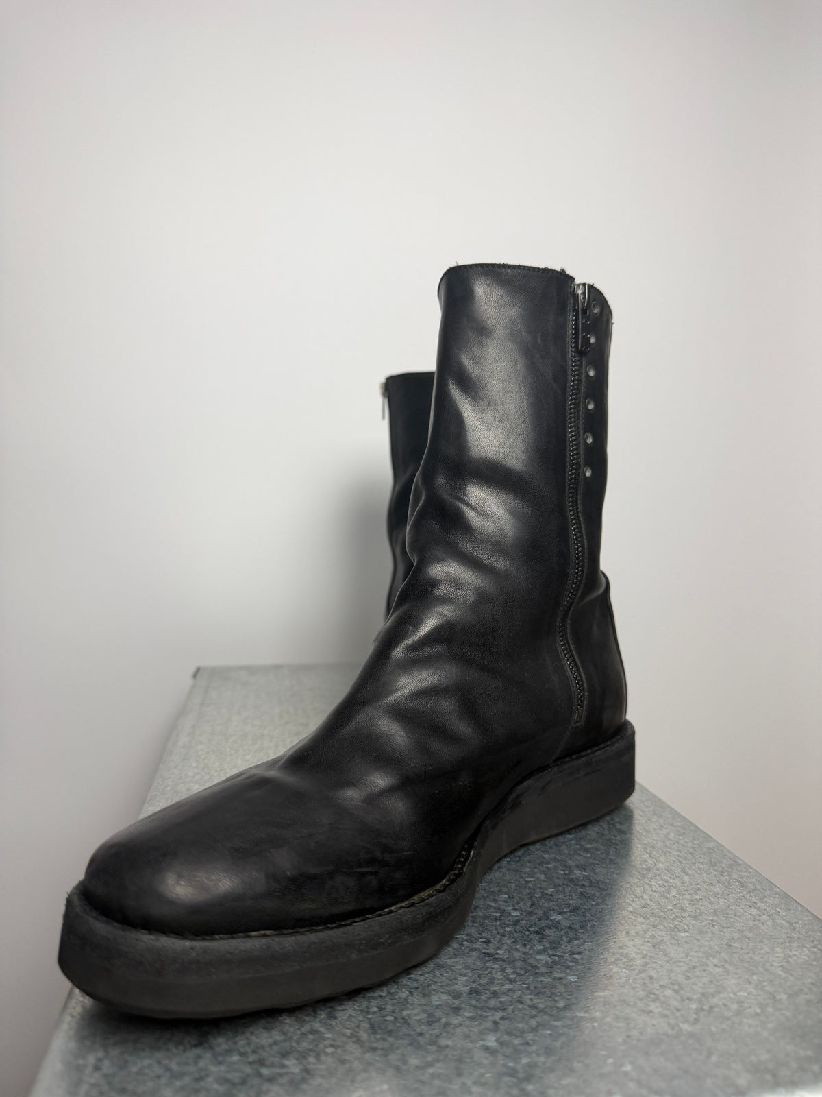 incarnation x DEVOA FWI-VMDB boots, front three-quarter