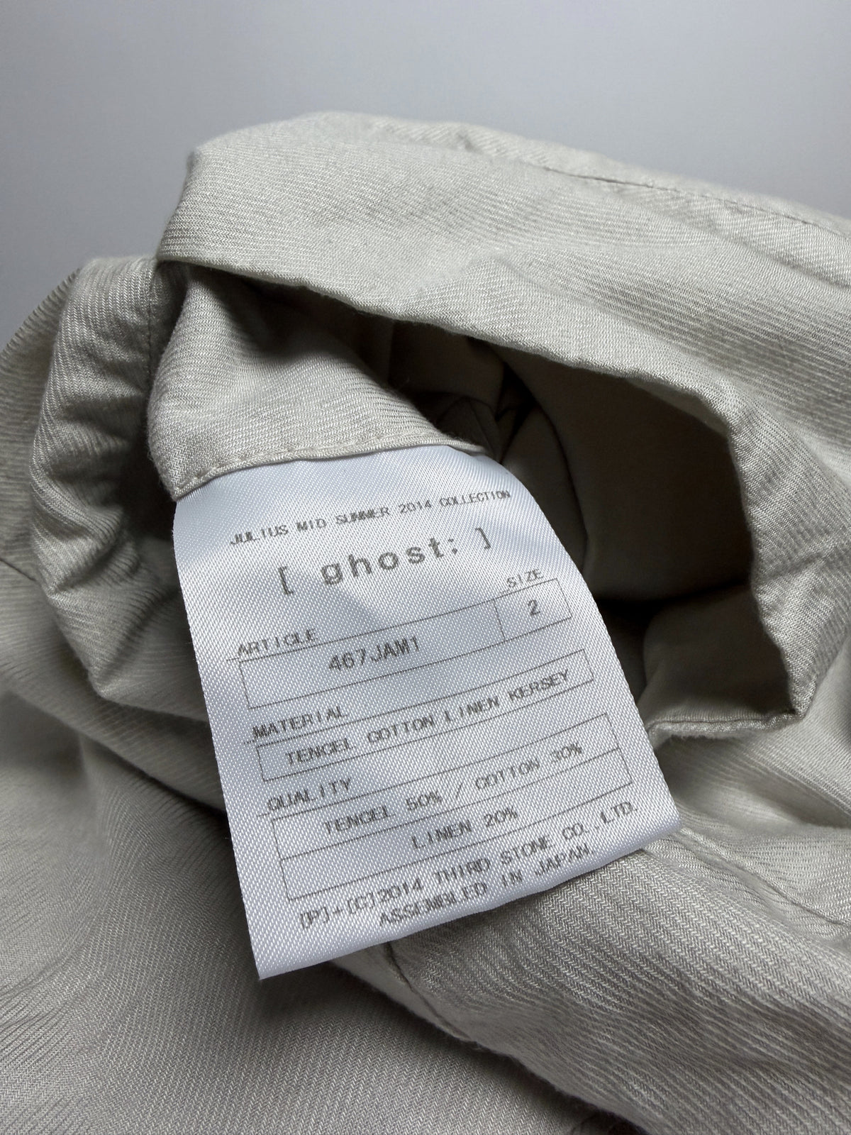 ghost: season label, article 467JAM1, size 2