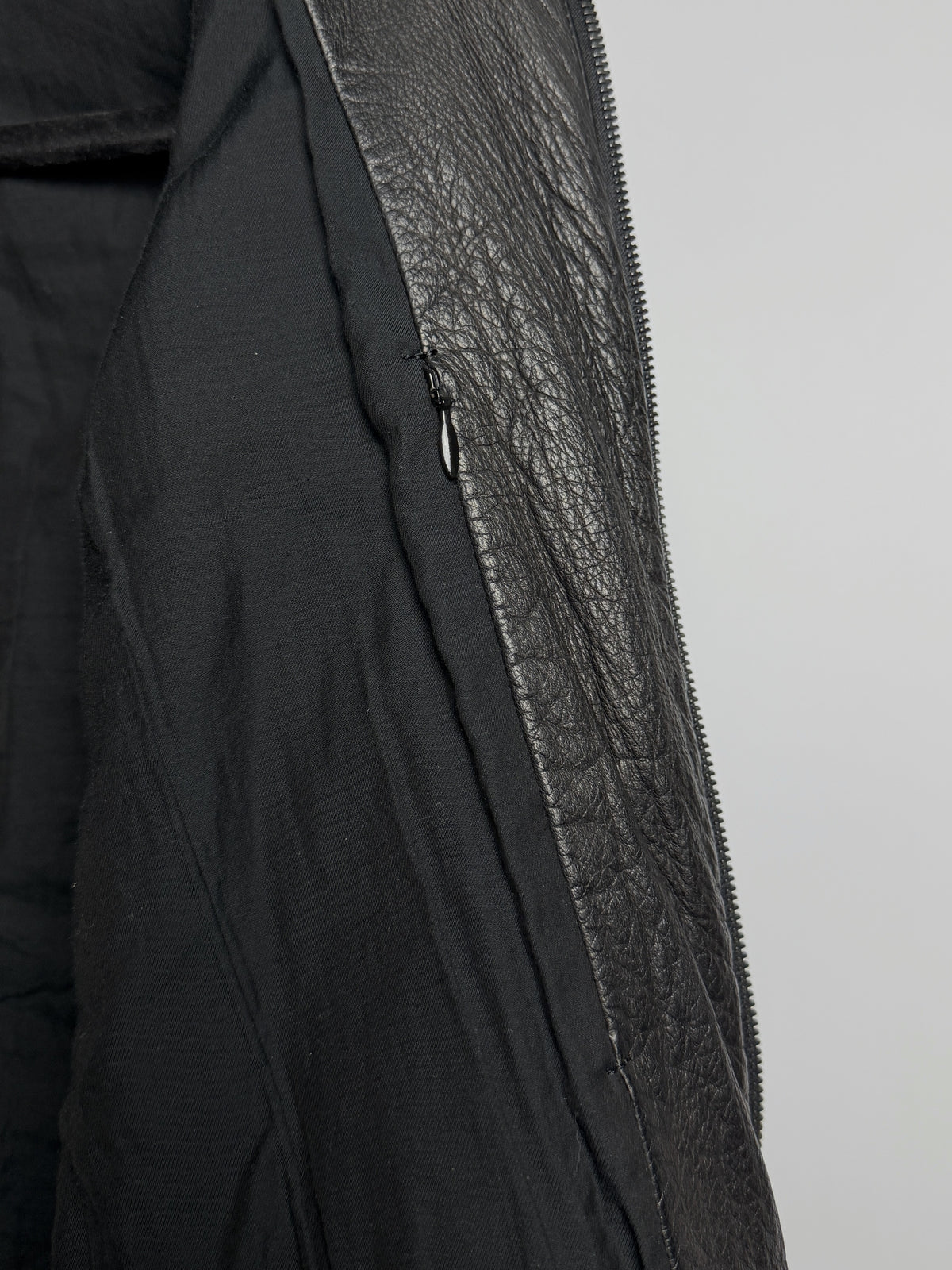 Interior zipped pocket