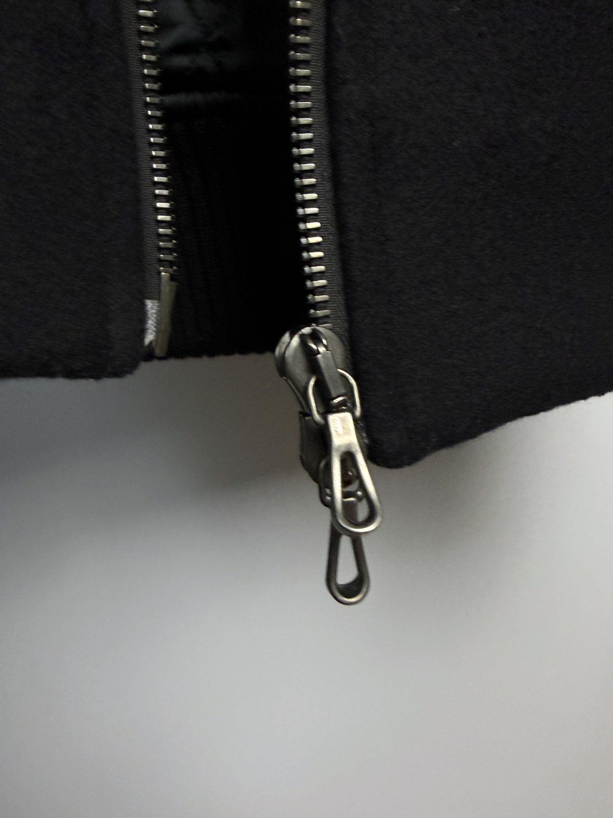 Kazuyuki Kumagai ATTACHMENT High Neck Wool Cashmere Lamb Leather Varsity Jacket KB83-058