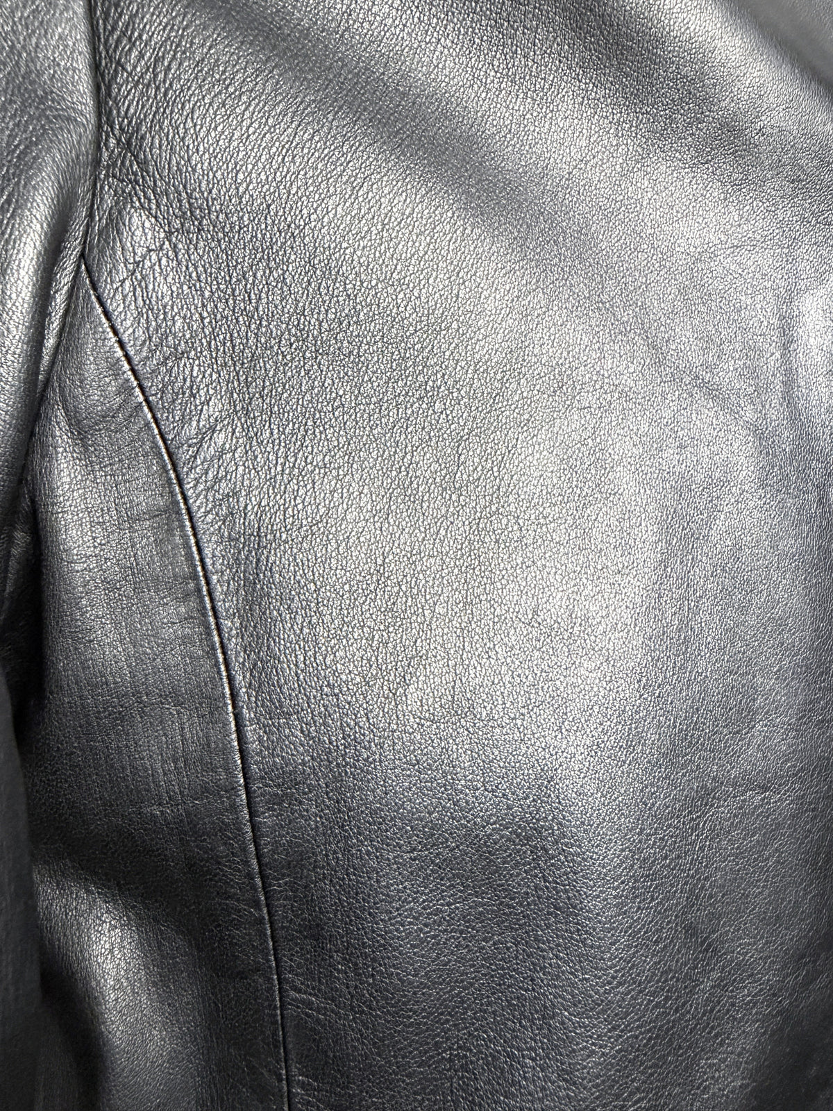 Kazuyuki Kumagai ATTACHMENT lamb leather single riders, collar and snap tab