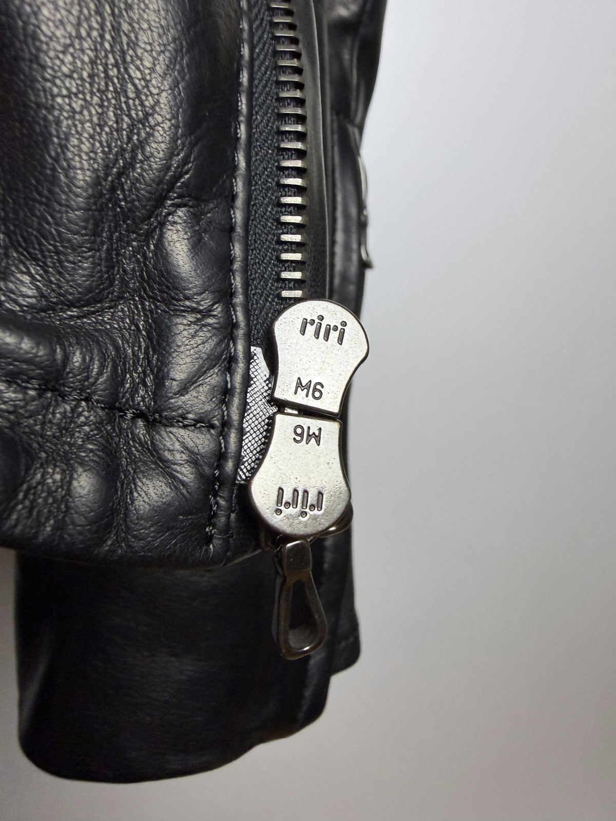 Kazuyuki Kumagai ATTACHMENT lamb leather single riders, pocket