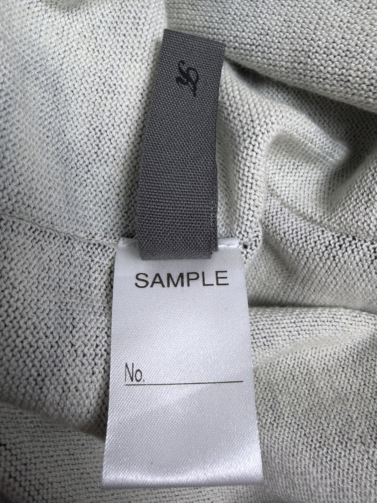 SAMPLE tag, number line blank