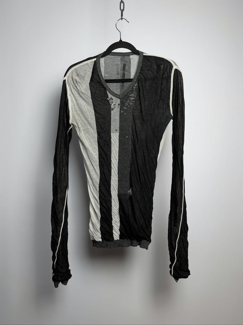Rick Owens SS17 Walrus Crinkled Panel Knit RU17S9691