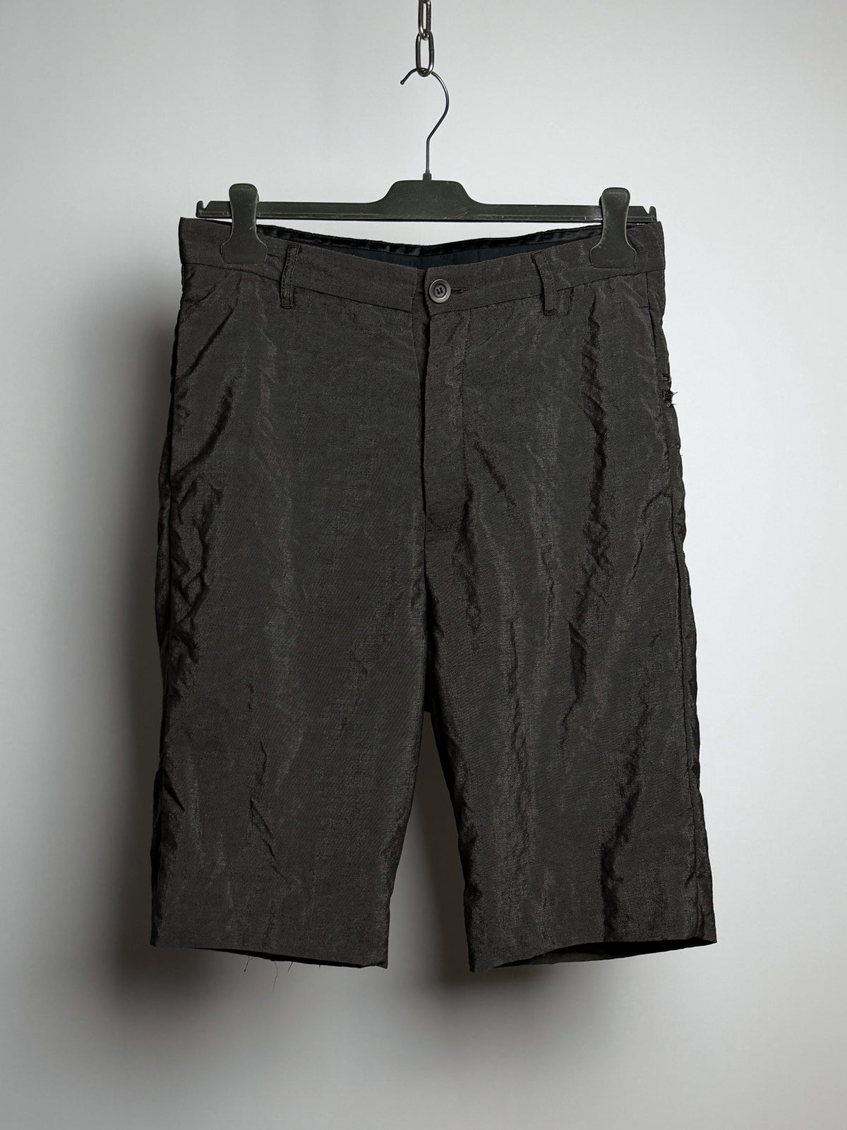 Rick Owens crinkled shorts, front