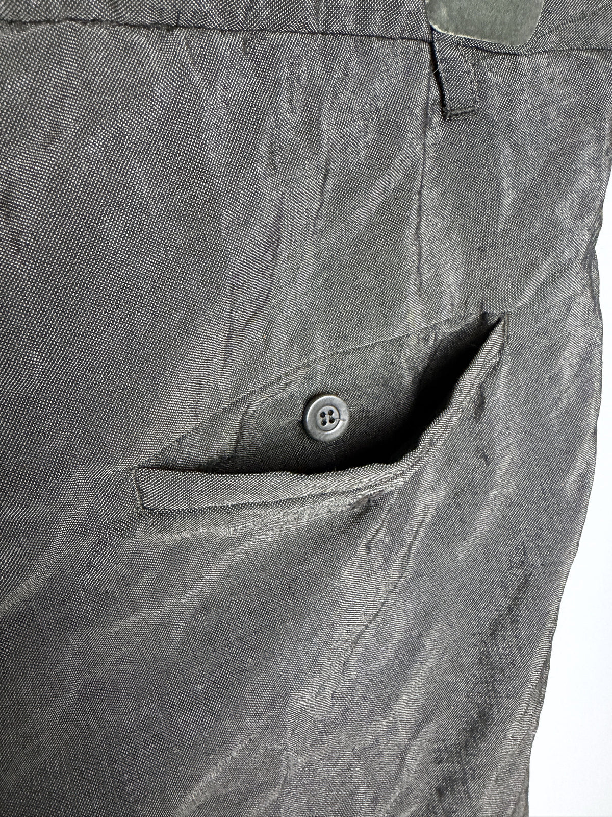 Back pocket, button through