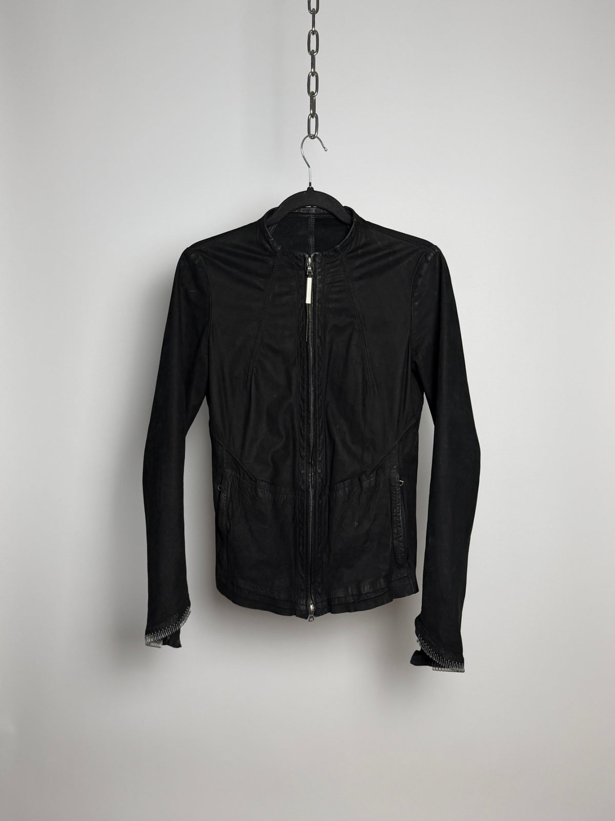 Isaac Sellam for L'Éclaireur calfskin jacket, front