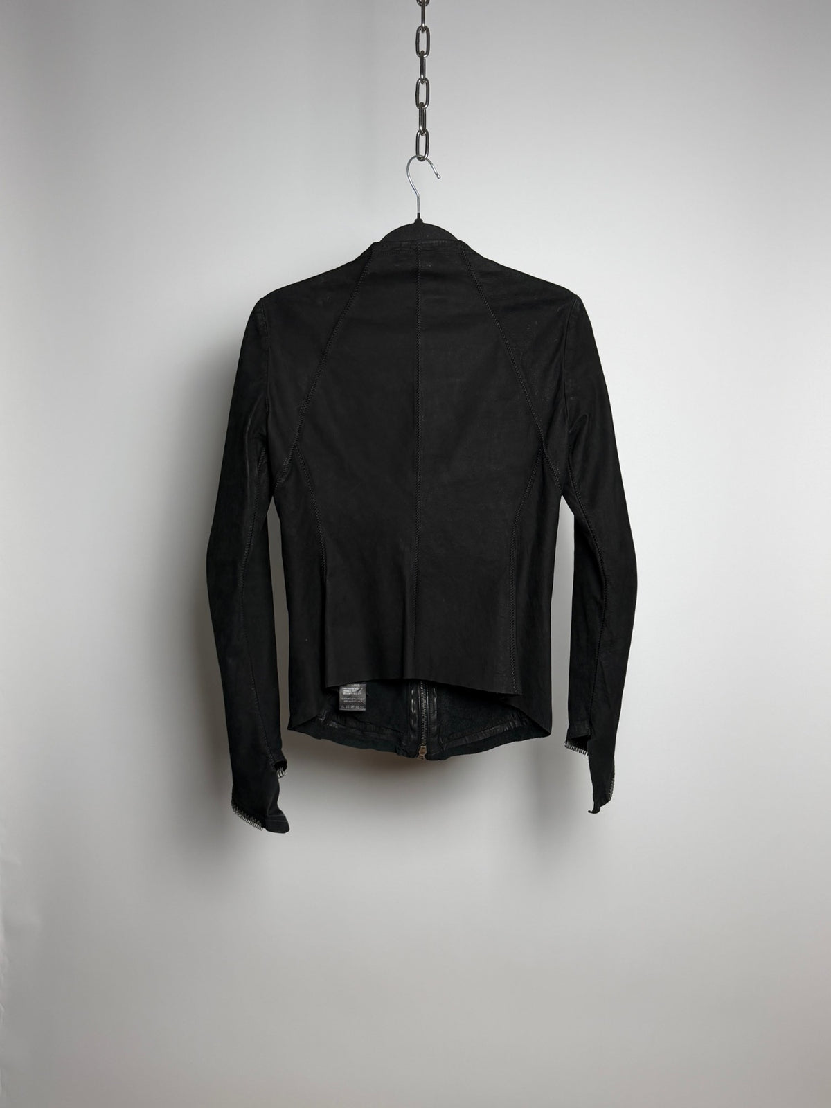 Isaac Sellam for L'Éclaireur calfskin jacket, back