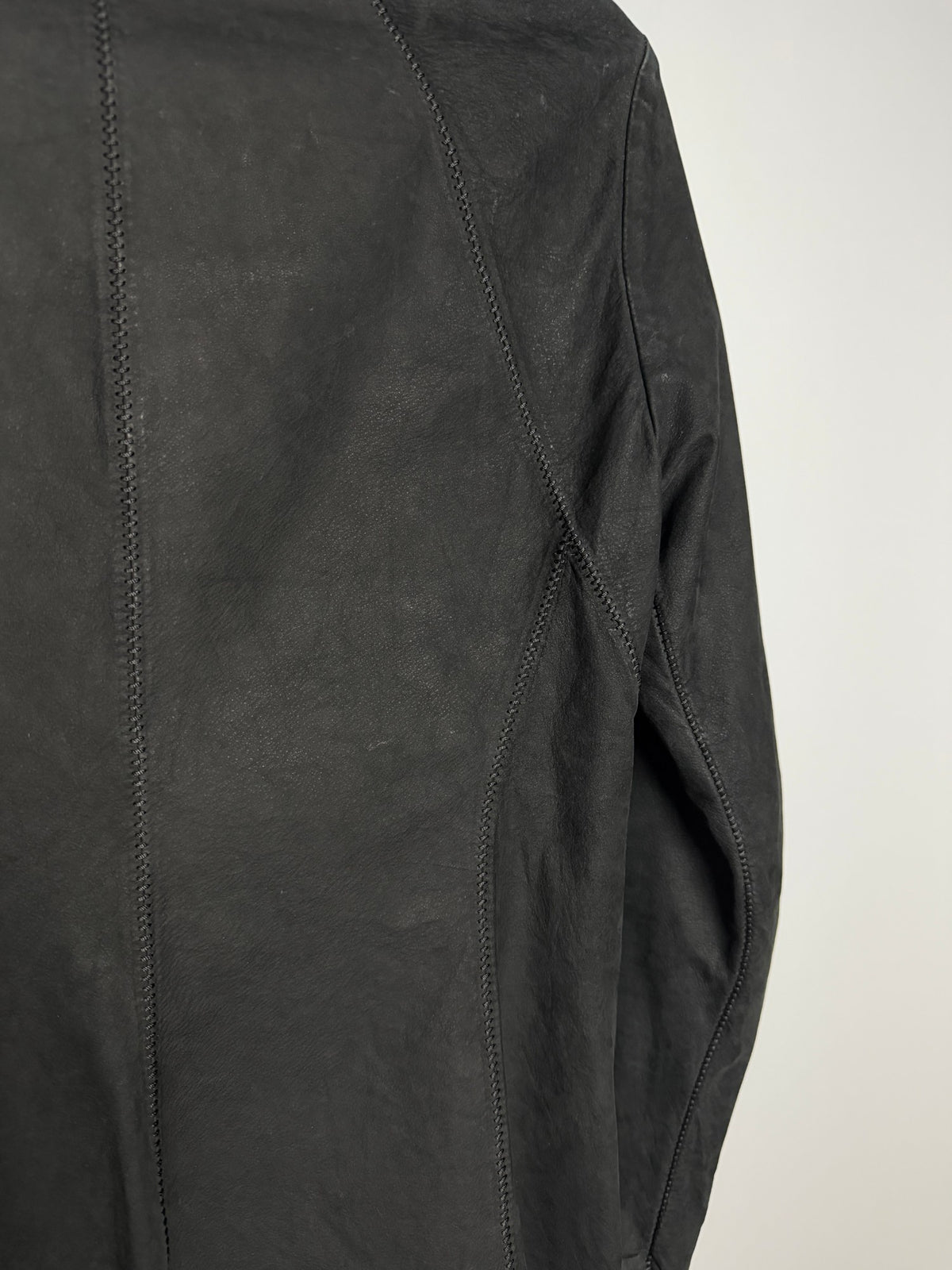 Isaac Sellam for L'Éclaireur calfskin jacket, back seams