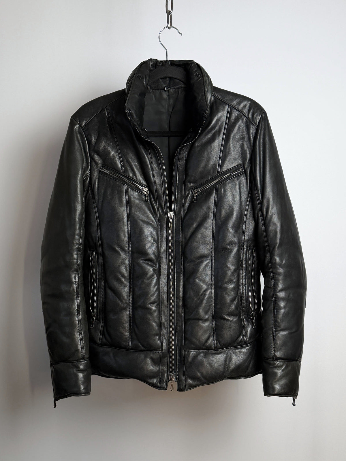 SHELLAC down-filled sheepskin jacket, front